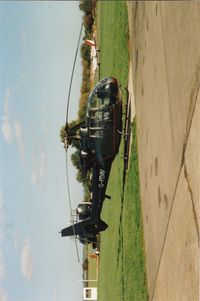 G-FDAV @ EGTK - Scanned 35mm photo taken outside McAlpine Helicopters maintenance facility at kidlington Airport or now known as London Oxford Airport. - by Jay O'Brien