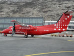 OY-GRJ @ BGSF - Resting in front of the Terminal - by Lars Baek