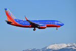 N408WN @ KBOI - Landing 10L.