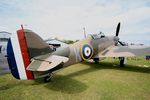 F-AZXR @ LFFQ - Hawker Hurricane Mk.IIa, Static display, La Ferté-Alais airfield (LFFQ) Airshow 2015 - by Yves-Q