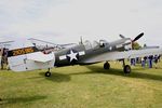 F-AZKU @ LFFQ - Curtiss P-40N Warhawk, Static display, La Ferté-Alais Airfield (LFFQ) Air Show 2015 - by Yves-Q