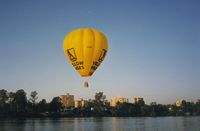 VH-NIK - VH-NIK over Brisbane River, Hill End Terrace, Brisbane - by Sylvia Johnson