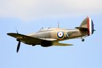 F-AZXR @ LFFQ - Hawker Hurricane Mk.IIa, On display, La Ferté-Alais airfield (LFFQ) Airshow 2015 - by Yves-Q