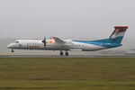 LX-LGE @ LOWW - Luxair Dash 8-400 - by Thomas Ramgraber
