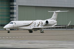 VP-CRA @ LOWW - Silver Wings Aviation Embraer 135BJ Legacy 650 - by Thomas Ramgraber