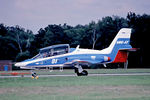 81 WHITE @ EGLF - 81 White   Mikoyan-Gurevich MiG-AT [Unknown] (Mikoyan-Gurevich Design Bureau) Farnborough~G 07/09/1996