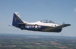 N289RD @ KSBM - North American T-28C - by Mark Pasqualino