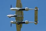 N25Y @ LFFQ - Lockheed P-38L Lightning (N25Y) , On display, La Ferté-Alais Airfield (LFFQ) Air Show 2012 - by Yves-Q