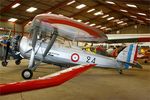 F-HCJD @ LFFQ - Morane-Saulnier MS.317, Parked, La Ferté-Alais airfield (LFFQ) Air show 2012 - by Yves-Q