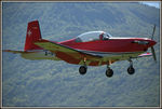 A-918 - Landing in Locarno Magadino After show training of PC-7 Team - by alessandromargnetti
