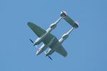N25Y @ LFFQ - Lockheed P-38L Lightning (N25Y) , On display, La Ferté-Alais Airfield (LFFQ) Air Show 2012 - by Yves-Q