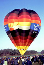 G-BMPD - G-BMPD   Cameron  V-65 HAFB [1200] Marsh Benham~G 03/01/1987 - by Ray Barber