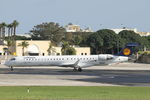 D-ACKE @ LMML - Bombardier CRJ-900LR D-ACKE Lufthansa - by Raymond Zammit