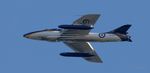 XE688 @ EGXE - Hunter T72, serial XE704 (marked as XE688) of Hawker Hunter Aviation Ltd. On approach to RAF Leeming. a former chaseplane used as PP-XHH by the Brazilian manufacturer Embraer - by Steve Raper