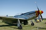 F-AZSB @ LFFQ - North American P-51D Mustang, Static park, La Ferté-Alais (LFFQ) Air show 2012 - by Yves-Q