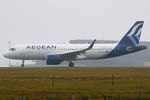 SX-NEA @ LOWW - Aegean Airlines Airbus A320Neo - by Thomas Ramgraber