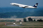 YR-ABA @ LOWW - Just narrowly passing over the middle marker of runway 16 after departing runway 34. - by Hotshot