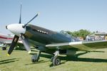 F-AZJS @ LFFQ - Supermarine 389 Spitfire PR.XIX, Static display, La Ferté-Alais airfield (LFFQ) Air show 2012 - by Yves-Q
