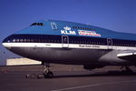 PH-BUB @ EHAM - KLM Boeing 747-206B at Schiphol-Oost with in service for Kenya Airways-sticker, 1983 - by Van Propeller