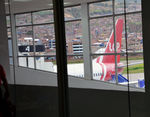N821AU @ SPZO - At gate Cusco - by Ronald Barker