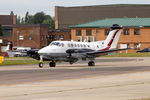 ZZ507 @ EGXW - Royal Air Force Hawker Beechcraft King Air 350C ZZ507 seen taxing for departure from RAF Waddington. - by thomas379