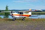 N5037D @ PAFA - N5037D   Cessna 182A Skylane [51137] Fairbanks Int'l~N 27/06/2018 - by Ray Barber