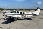 N217LJ @ LNA - arrival to LNA to pick up a passenger - by Bruce H. Solov