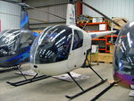 G-MUFY @ EGBW - G-MUFY   Robinson R-22 Beta [1248] (Helicentre Liverpool Ltd) Wellesbourne Mountford~G 17/03/2005
