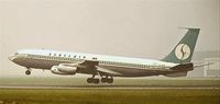 OO-SBW @ EBBR - Landing at Brussels 25L scan from slide - by joannes van mierlo