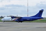 G-IACY @ EGSH - Leaving Norwich for Durham Tees Valley Airport. - by keithnewsome