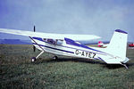 G-AYEZ @ EGHA - G-AYEZ   Cessna 180C [50695] Compton Abbas~G 03/07/1971 - by Ray Barber