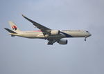 9M-MAD @ EGLL - Airbus A350-941 on finals to runway 9R at London Heathrow. - by moxy