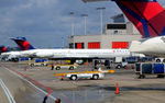 N911DL @ KATL - At the gate Atlanta - by Ronald Barker
