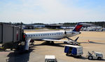 N722EV @ KRIC - At the gate Richmond - by Ronald Barker