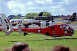 XZ930 @ EGKB - XZ930   Aerospatiale SA.341D Gazelle HT.3 [1727] (Royal Air Force) Biggin Hill~G @ 16/05/1981 - by Ray Barber