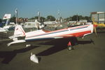 OK-FUD 01 @ SXF - Berlin ILA 9.6.2000. Aircraft is a Ultra Light 80% size of Zlin 126 - by leo larsen
