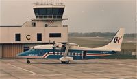 G-BLPY @ GCI - Air UK Shorts SD360 resting between flights, the type was used on flight from GCI to SOU. EXT & STN - by Jeremy Masterman