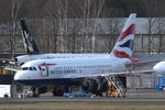 G-EUNA @ EHTW - British Airways Airbus A318-112CJ at Twente Airport, the Netherlands, for dismantling by Aircraft End-of-Life Solutions - by Van Propeller
