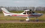 PH-KBC @ EHLE - First time arrival at Lelystad Airport. Ultralight with full letter registration
