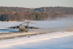 02-1111 @ KBED - RCH644 from McChord tearing it up as it lifts off rwy 29 on it’s way to Ramstein just before sundown. - by mwils