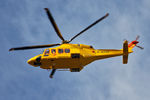 G-NHVP - AW139 G-NHVP flying low over North Norfolk en-route to Norwich Airport