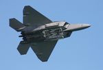 04-4062 - USAF F-22A over Daytona Beach - by Florida Metal