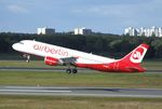 D-ABFP @ EDDT - Airbus A320-214 of airberlin at Berlin-Tegel airport