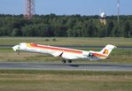 EC-JZV @ EDDT - Bombardier CRJ-900 (Canadair CL-600-2D24) of Iberia Regional / Air Nostrum at Berlin-Tegel airport