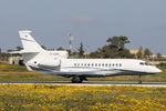 D-ASIM @ LMML - Dasssault Falcon 7X D-ASIM Air Hamburg - by Raymond Zammit