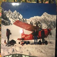 N185DG - On the side of Mt. McKinley 1995. - by Doug Geeting