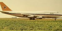 ZS-SAU @ EBBR - Taxiing at BRUSSELS  W Scan from slide - by Joannes Van Mierlo