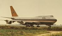 ZS-SAU @ EBBR - Taxiing at Brussels on taxiway W - by Joannes Van Mierlo