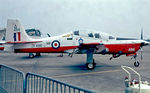 ZF486 @ EGDG - ZF486   Short Tucano T.1 [T118] (Royal Air Force) RAF St Mawgan / Newquay~G 02/08/1995 - by Ray Barber