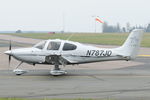 N787JD @ EGSH - Arriving at Norwich. - by keithnewsome